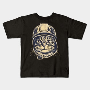 Catswithhardhats retro Kids T-Shirt